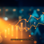 Gráfico de datos y estadísticas en entorno digital, representando la memoria anual de actividades de un despacho de detectives privados